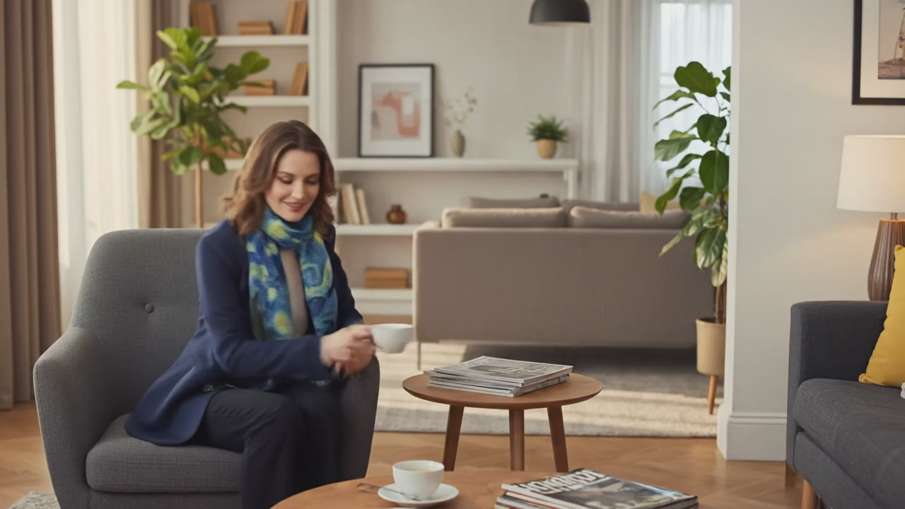 Foulard Soie - DEEPA - Coeur de Foulard