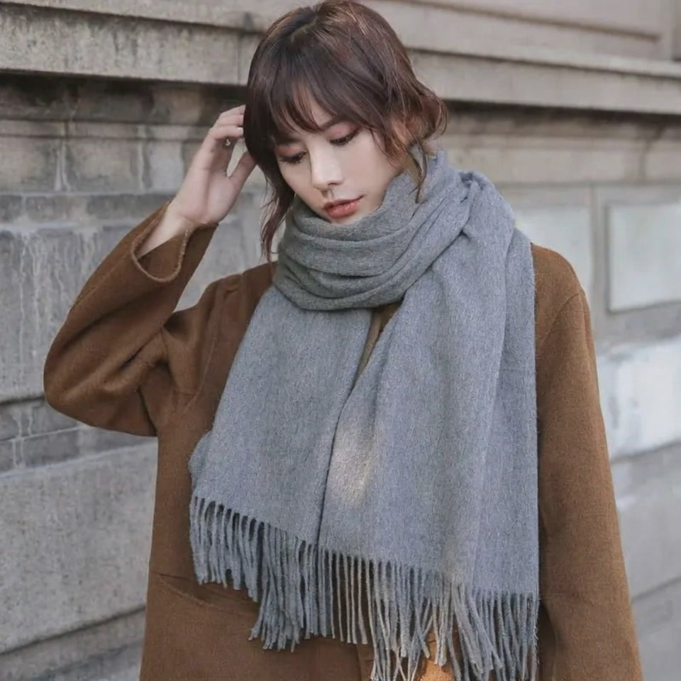 Echarpe en laine femme IDA - Coeur de Foulard