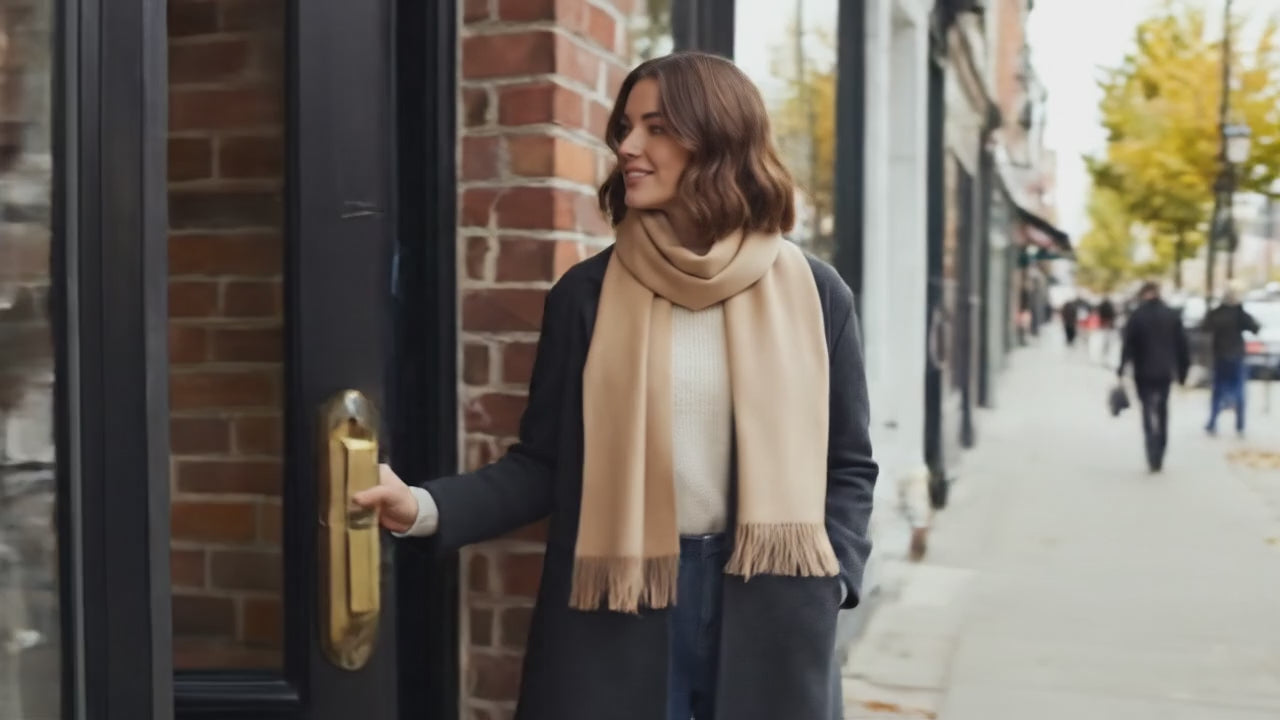 Grande écharpe femme HELMI - Coeur de Foulard