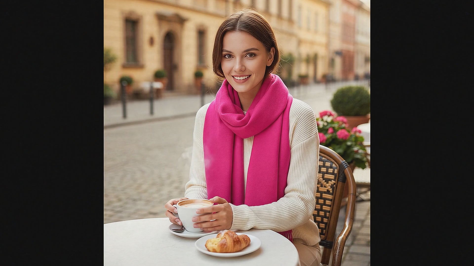 Echarpe cachemire TINA - Coeur de Foulard