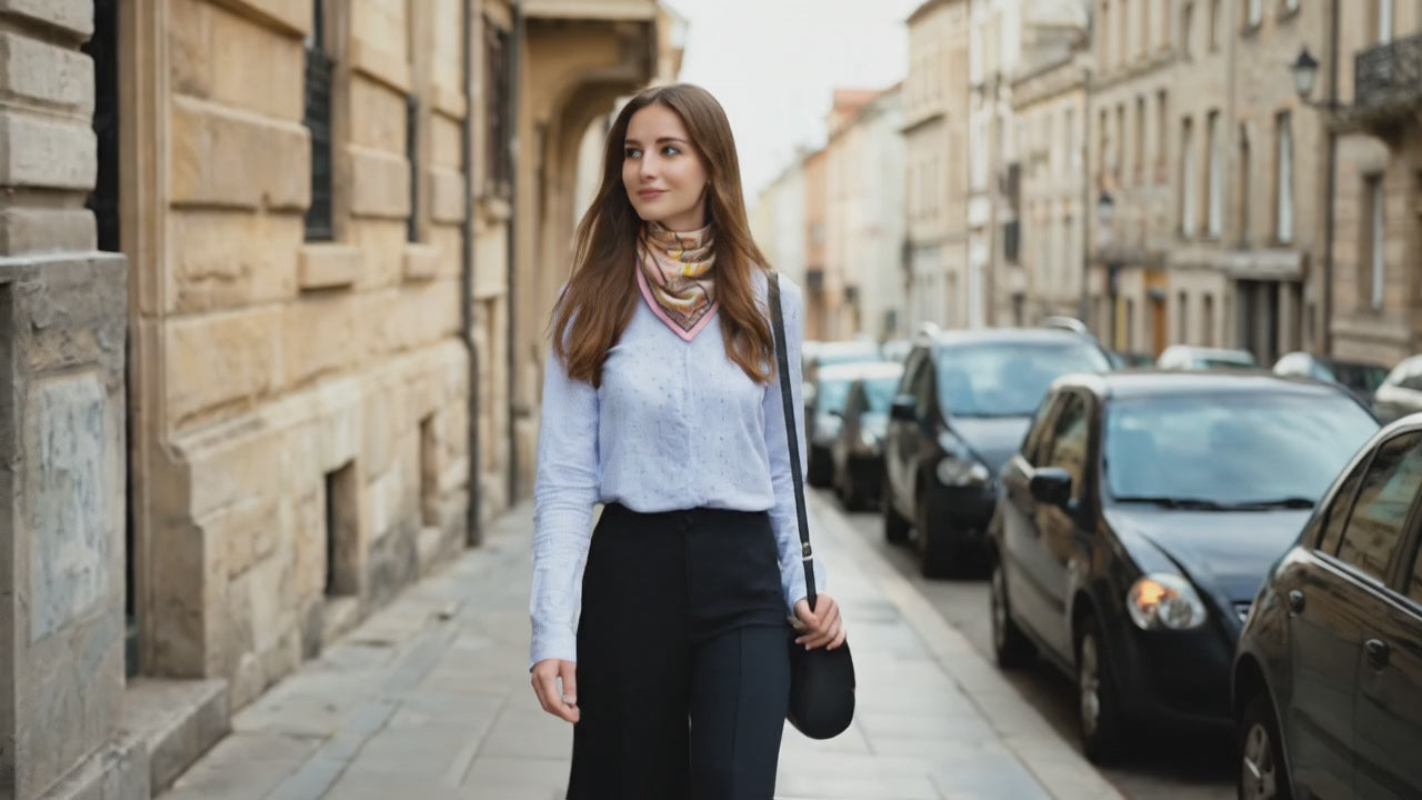 Carré Soie - DIANA - Coeur de Foulard