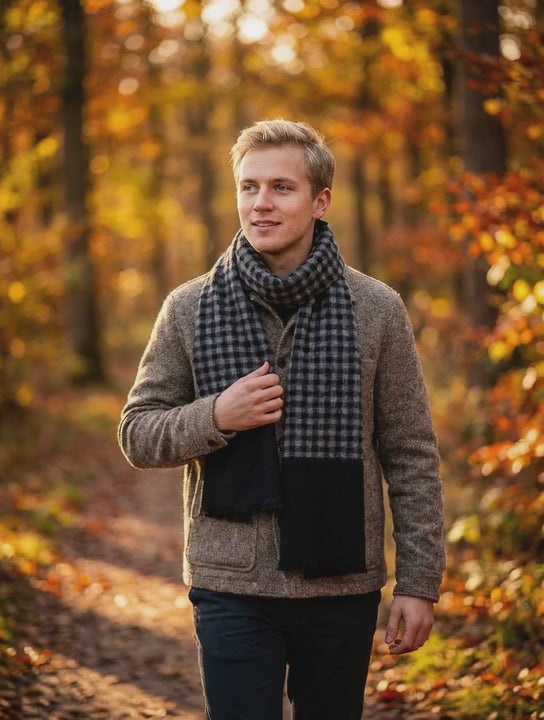 Echarpe homme CARSON - Coeur de Foulard