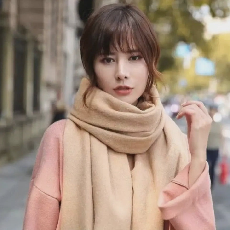 Echarpe en laine femme IONA - Coeur de Foulard