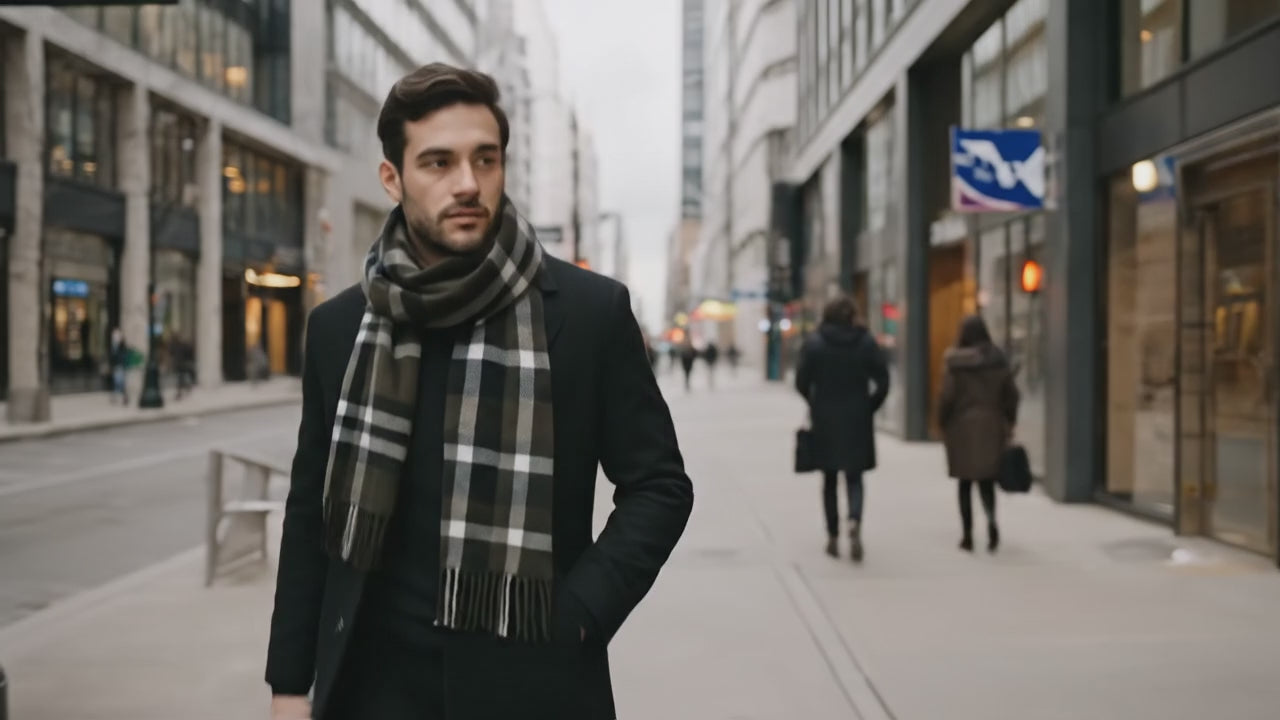 Echarpe en cachemire ANNABELLE - Coeur de Foulard