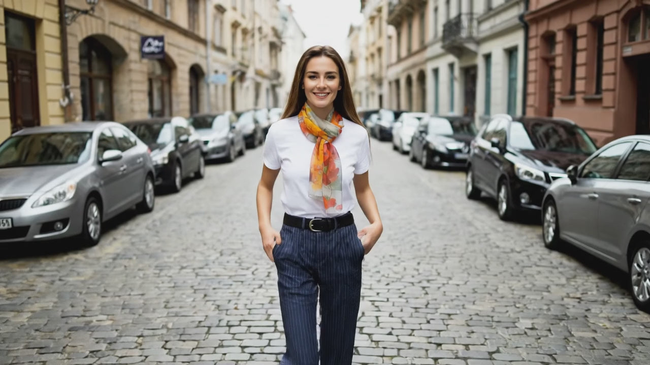 Foulard Soie - MIKA - Coeur de Foulard
