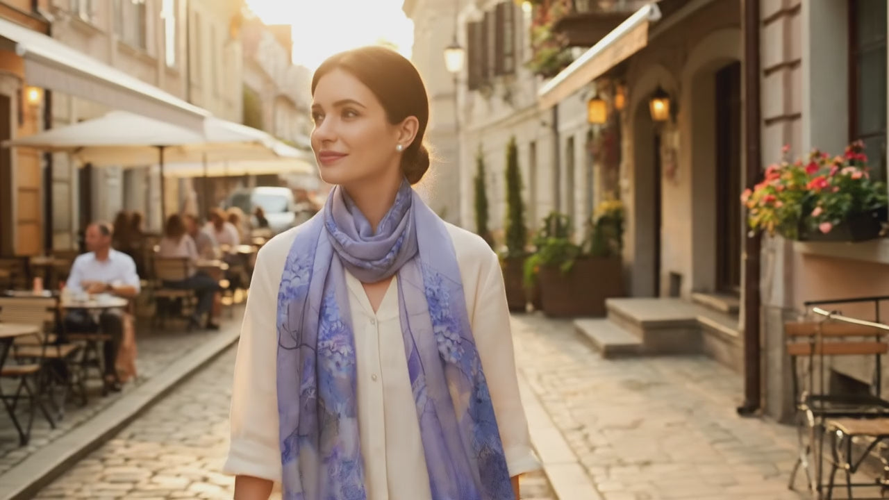 Foulard Soie - ERIKO - Coeur de Foulard