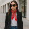 Carré de Soie - KIRSTI - Coeur de Foulard