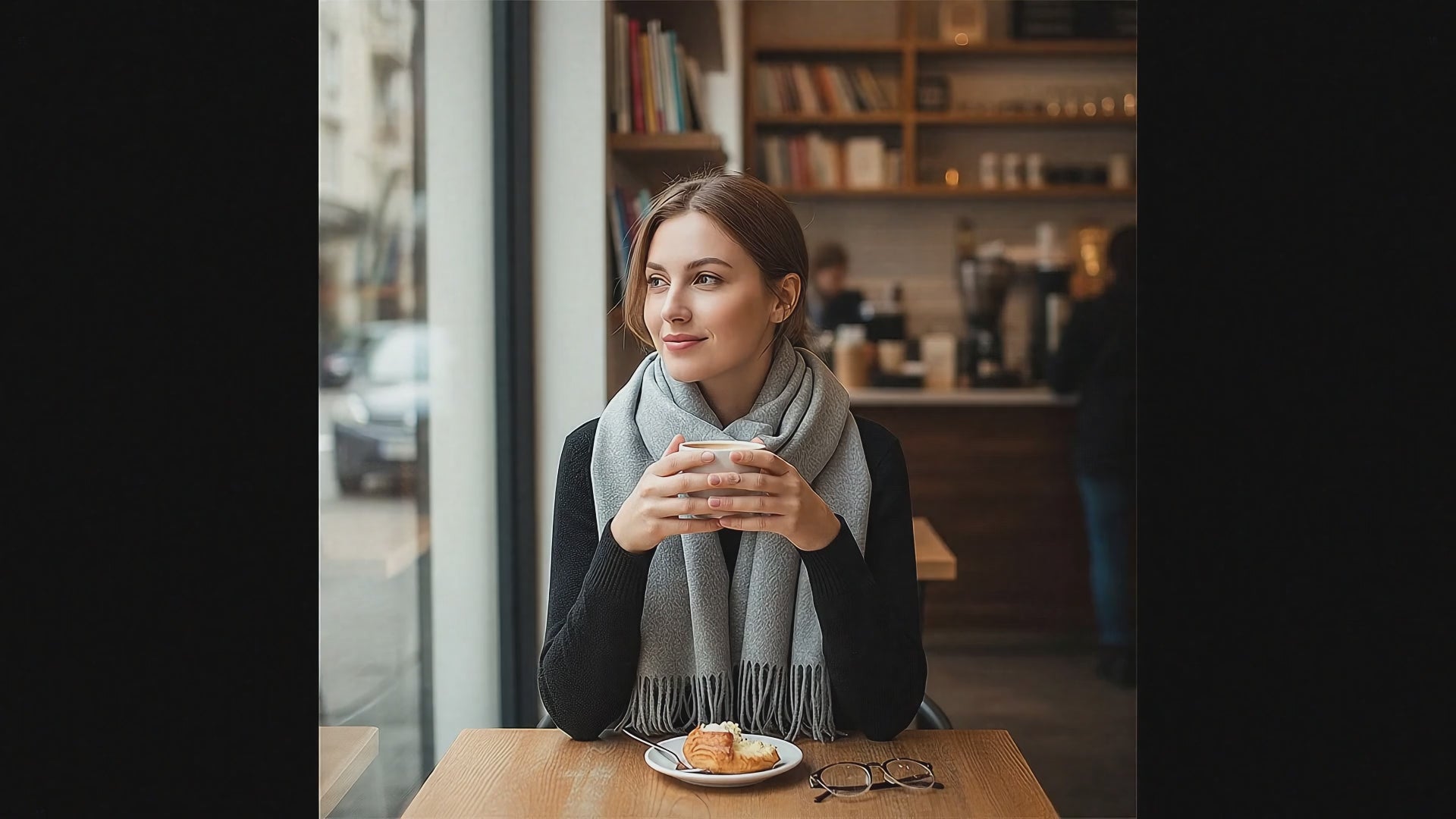 Echarpe cachemire ULRIKE - Coeur de Foulard