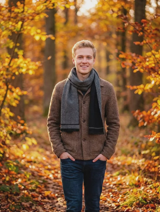 Echarpe homme BRYCE - Coeur de Foulard