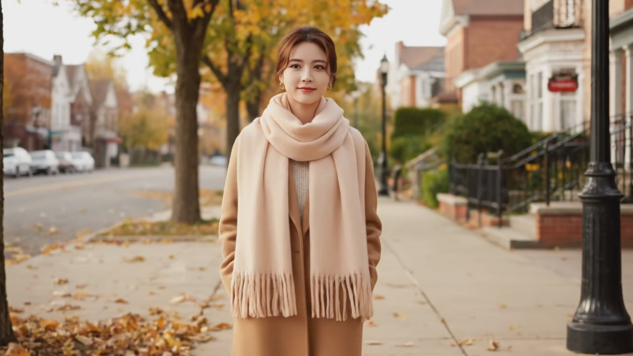 Echarpe femme hiver FERNANDA - Coeur de Foulard